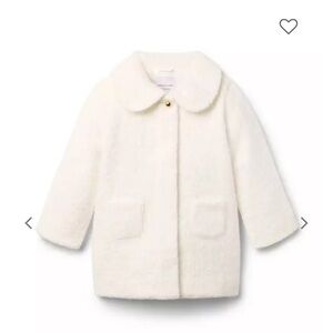 Janie and Jack Elegant White Pea Coat